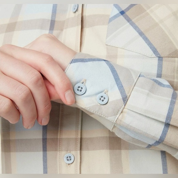 NWT Helly Hansen Classic Check LS Shirt 100% Cotton Size Medium Button Down - Picture 3 of 14